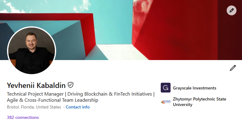 Managed LinkedIn account — Managed profile · EU